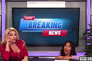 two shemale cocks fuck black milf destiny live!