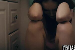 pregnant teen, stepdad's monster cock manipulating your tight pussy?