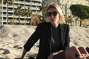 anouk blonde gettin sulfurique on that french slutty waist cock