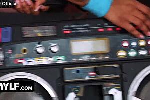 cali sarah skylar turn peeping into cock workout party