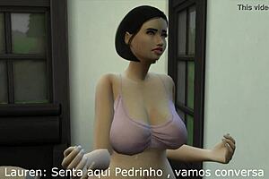 Stepfamily sims 4 adventure with milf and young taboo play