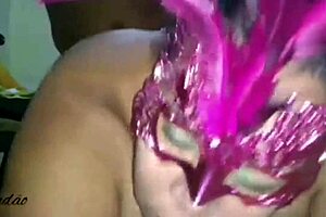 fat hairy latina milf cums hard from ass licking deepthroat big natural tits