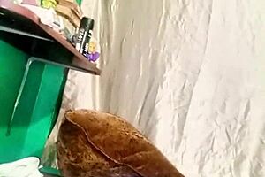 Arab Indian Stepmom's Big Ass Cowgirl Ride Creampies After Gaping Tease