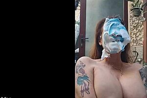 friday pie day with this big tits milf teasing her sloppy pussy pov 😋🥧