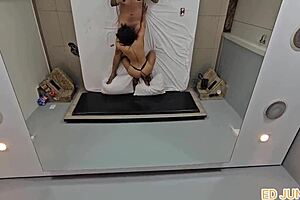 brazilian brunette slut fucked hard in jeans big cock deepthroat cowgirl red hot