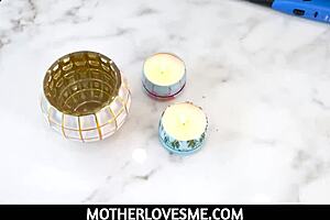 stepmom kit mercer fingers her wet pussy hard