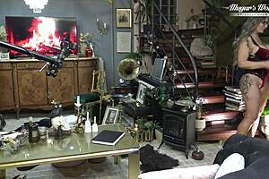 Sexy Odette Delivers Facial Behind Scenes for Client