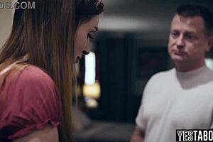 pregnant teen, stepdad's monster cock manipulating your tight pussy?