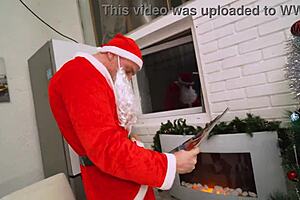 ho ho ho! santa claus ass-fucks monika fox with squirt!