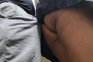 Student Gets Creampie Cumshot Inside Crowded Train Ride