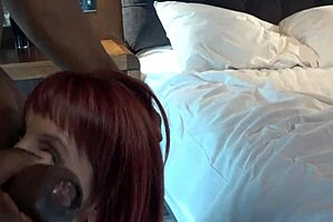 Hotwife Milf Devours BBC in Steamy Hotel Facial