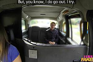 😏 fake taxi babe gets fingered hard outdoors over her panties! 💦🚖