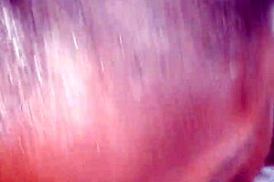 Nervous first-time interviewee gives sensual big cock oral and pussy tease