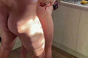 perverted stepson pounds tattooed stepmom pussy and creampies her