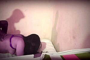 Desi village wife cheats with stepbrother in steamy kitchen fuck