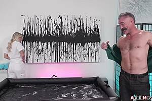 sisinlaw gives nuru massage deepthroat big cock taboo