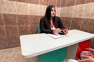 big tits ebony milf boss fucks employee in office