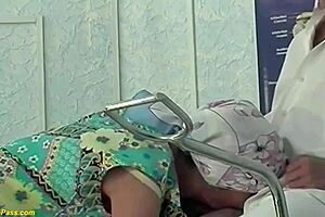 ugly granny's tight cunt roughly fisted crazy doctor hospital