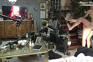 Sexy Odette Delivers Facial Behind Scenes for Client