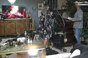 Sexy Odette Delivers Facial Behind Scenes for Client