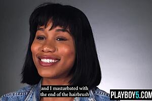 black milf jenna fox masturbates to orgasm solo