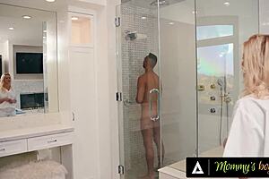 mommys boy 😍 sexy masseuse cherry kiss deepthroats client cock for reviews!! 💦