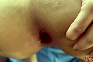 neighbor fucks me hard in ass during shower cums before wife arrives