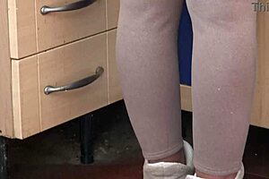 stepmom flashes hairy beaver to horny stepson taboo voyeur tease