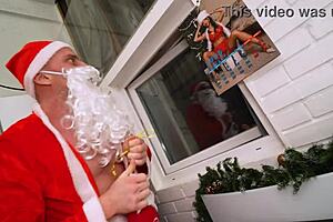 ho ho ho! santa claus ass-fucks monika fox with squirt!