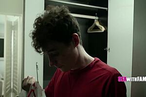 Halloween Stepmom Cosplay Blowjob Turns into Taboo Homemade Delight