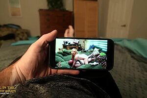 kymber leigh gags on monster cock deepthroat in taboo pov foreplay