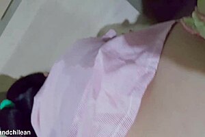 yummy FILIPINA bends over in thong for POV DOGGY PUSSY pounding