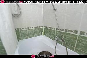 Wanna watch Alexa Mills suck cock and fuck naked in bathroom?