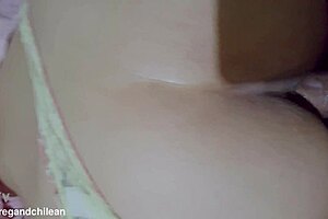 yummy FILIPINA bends over in thong for POV DOGGY PUSSY pounding