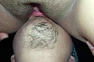 rich daddy licks stepdaughter's wet pussy till she moans and squirts hard
