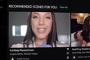 Stepmom's perfect tits bounce wildly riding stepson's dick movie night?