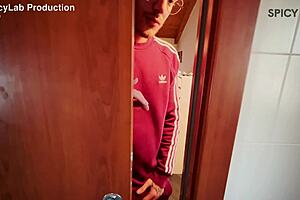 voyeur STEPSON ANAL THREESOME dp father's GIRLFRIEND