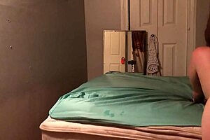 Wide body redhead bitch rides massive black bull cock