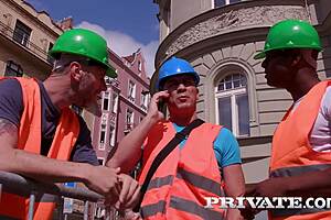 What if milf craves extra job in private anal orgy?