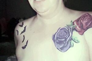 Chubby ginger housewife rides daddy's huge cock wildly