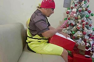 wanna celebrate christmas balls deep in stepmom's juicy pussy and gaping ass?