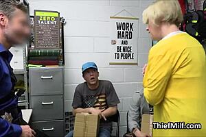 turn around babe while i suck this officer's thick cock at work 😏👮