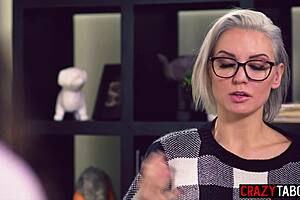 Big Tits Counselor Kenzie Taylor Fucks Lesbian Asian Couple