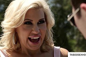 lucky guy pounds big tits milf in hardcore fuck session