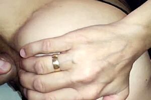 mature wife cheats with tight pussy getting licked and fucked hard