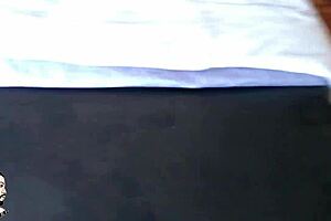 Full Close-Up of Tais Daeva Drooling Sloppily on Big Cock