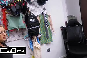 deep cavity search pounds busty milf crystal clark backstage