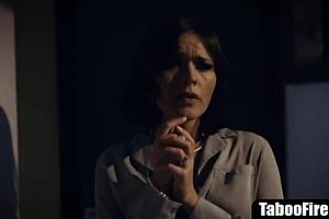 Housewife catches husband cheating with nanny, joins 3some?