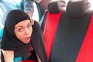 Hijab Indian Stepmom Fucked Hard in Car Doggystyle
