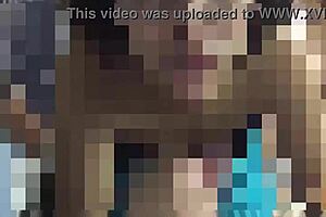 petite hermanastra gets quick anal fuck in kitchen bent over while family rests homemade facial